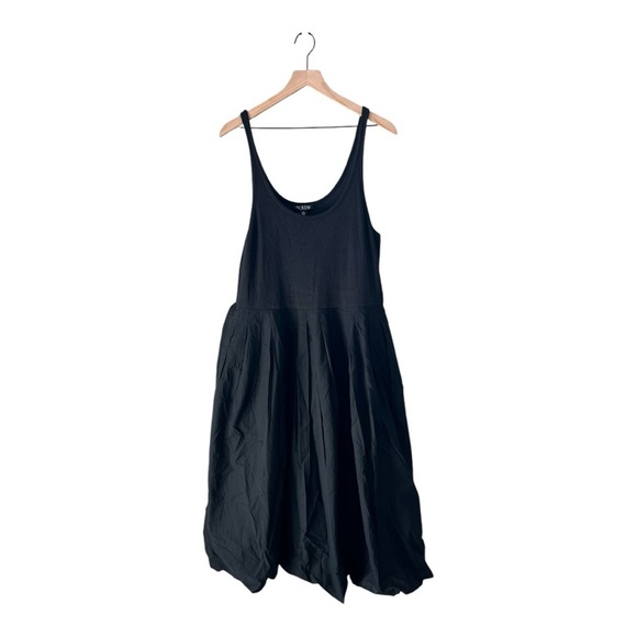 J.Crew Black Knit Mixy Bubble Hem Dress with Pockets Size XL Style BY828 NEW - Picture 12 of 14